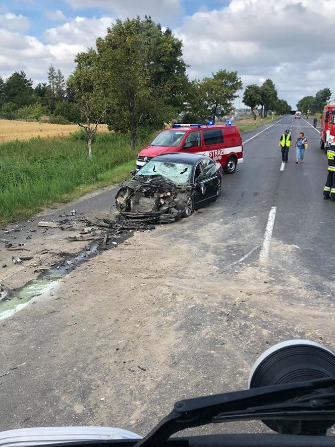 Wypadek na trasie Poznań - Gniezno