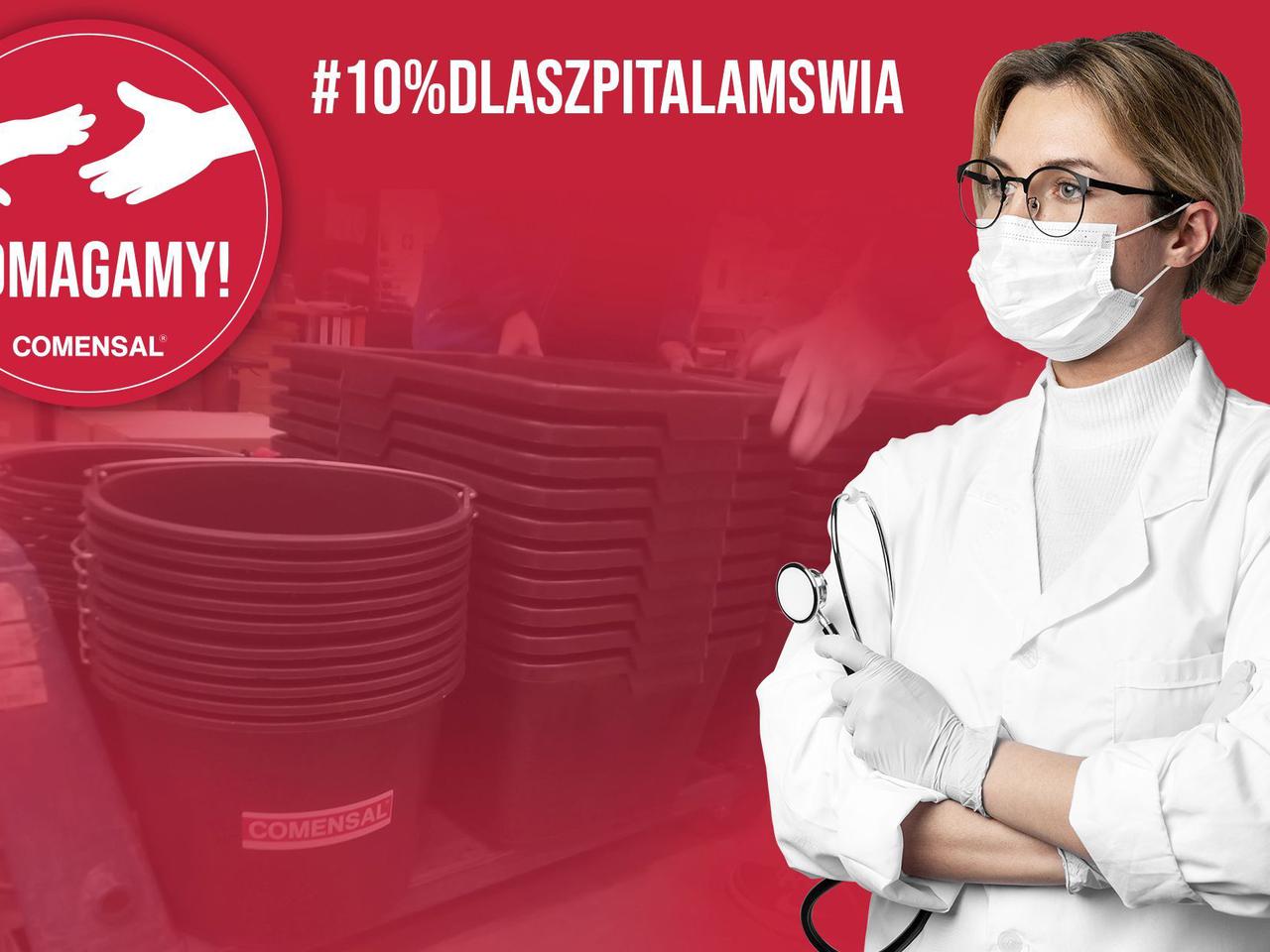 Firma COMENSAL wspiera Warszawski Szpital MSWiA przy ulicy Wołoskiej