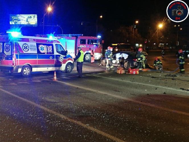 Dzwon na Mokotowie. Dwie osoby w szpitalu