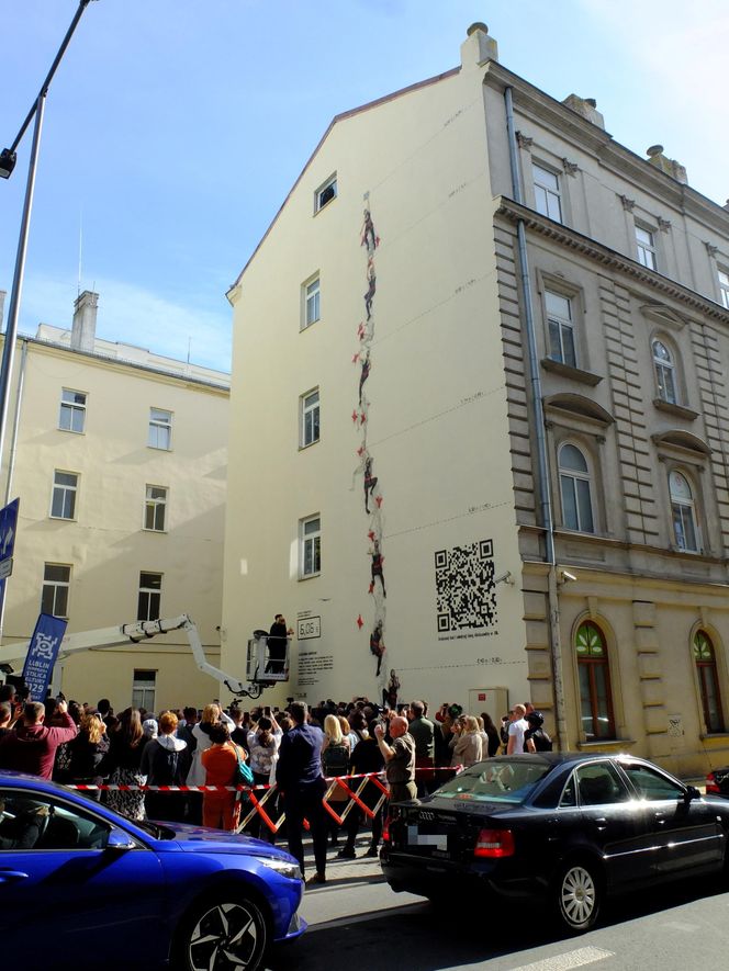 Aleksandra Mirosław przemalowała mural ze swoim wizerunkiem. "Nie wiedziałam co z tego wyjdzie"