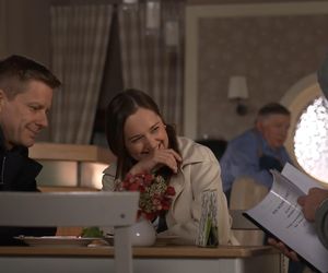 Na Wspólnej na planie: Robert Tadeusiak (Dariusz Wnuk), Aneta Siwek (Dorota Krempa)