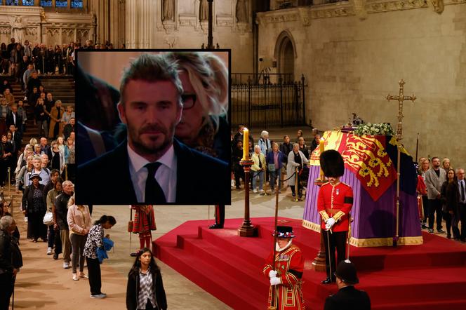 David Beckham stał kilkanaście godzin, by pożegnać królową