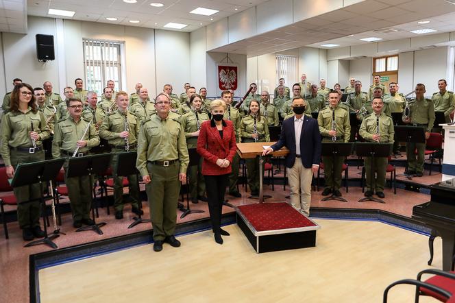 Nowy Sącz. Huczne urodziny straży granicznej. Para prezydencka odwiedziła funkcjonariuszy