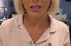 M jak miłość. Dorota (Iwona Rejzner) na planie