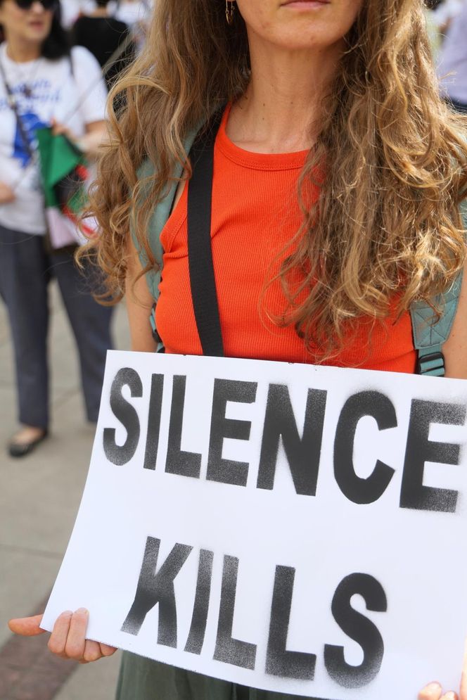 Marsz dla Palestyny przeszedł w niedzielę, 17 sierpnia ulicami Warszawy