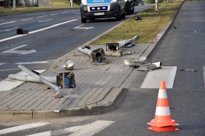 Wypadek na ulicy Nowodąbrowskiej w Tarnowie