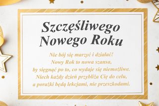 Darmowe kartki noworoczne 2025. Inspirujące i motywacyjne do pobrania