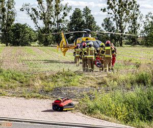 Wypadek śmiertelny pod Kluczborkiem. Zginęli kierowca i pasażer zabytkowej syreny