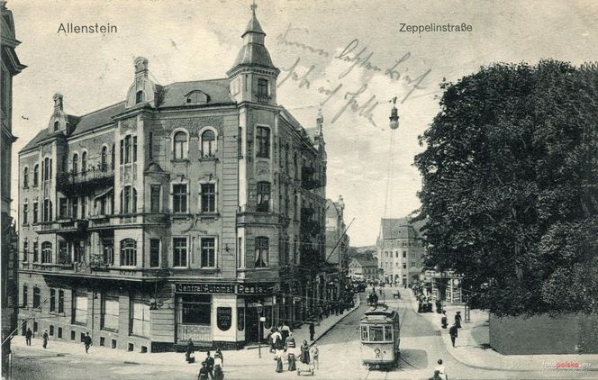 Ulica 11 Listopada w Olsztynie dawniej wyglądała zupełnie inaczej. Nosiła imię niemieckiego inżyniera