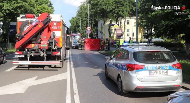 Śmiertelny wypadek motocyklistki w Sosnowcu. Do tragedii doprowadził kierowca Audi