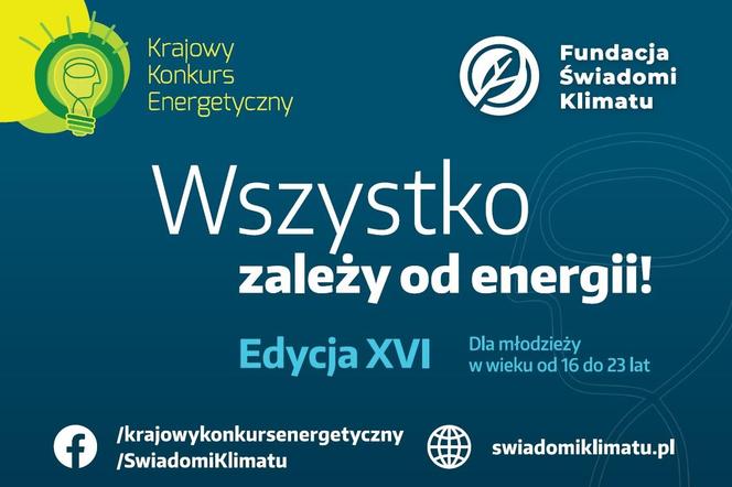 Logo Krajowego Konkursu Energetycznego im. prof. Jacka Malko