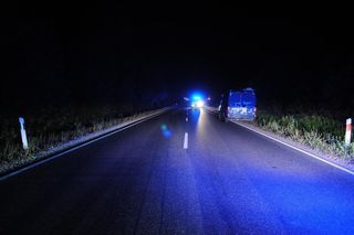 Śmiertelne potrącenie pieszego w Białobrzegach. 31-latek nie żyje