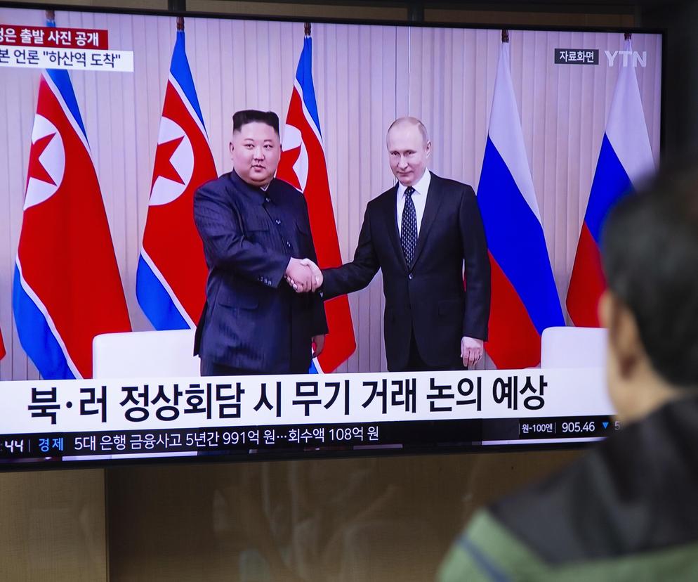 Kim Jong Un i Władimir Putin