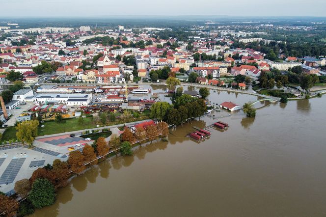 Nowa Sól - stan Odry na 23 września