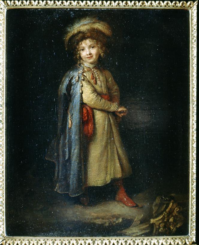 Caspar Netscher - Portret Chlopca w stroju polskim 1668-72