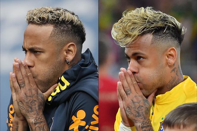Neymar i jego fryzura - mundial 2018