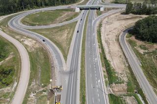 S16 Borki Wielkie Mrągowo jest przedłużeniem dwujezdniowej trasy pomiędzy Biskupcem a Borkami