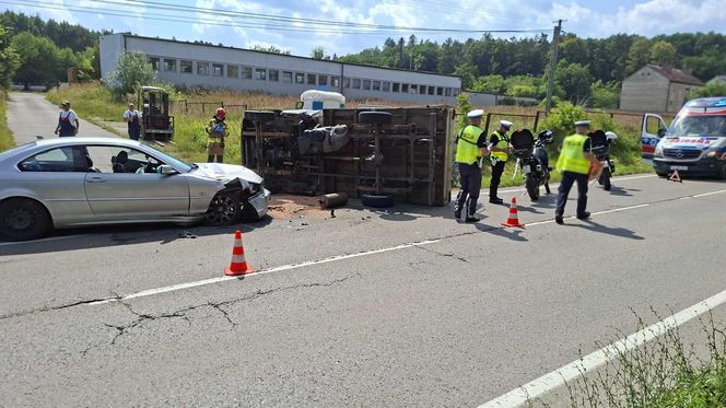 Wypadek w Lubieni
