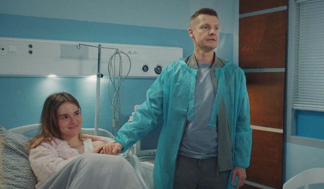 M jak miłość odc. 1878. Franka (Dominika Kachlik), Paweł (Rafał Mroczek)