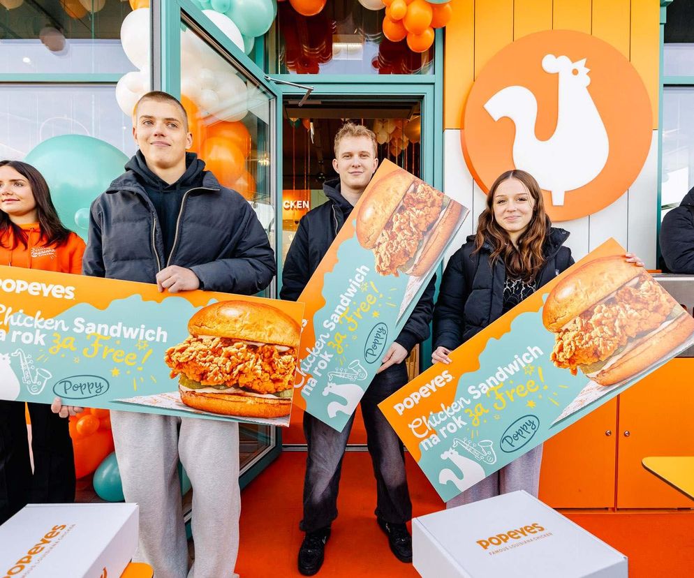Czekali na to nawet 10 godzin! Szaleństwo na otwarciu Popeyes w Częstochowie