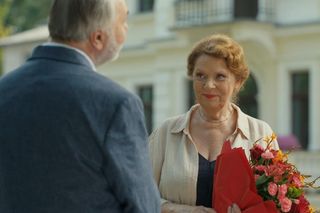 Barwy szczęścia odc. 3108. Józefina Rawiczowa (Elżbieta Jarosik), Andrzej Zastoja-Modelski (Leon Charewicz)