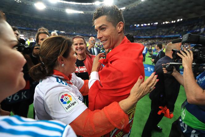 Cristiano Ronaldo z mamą