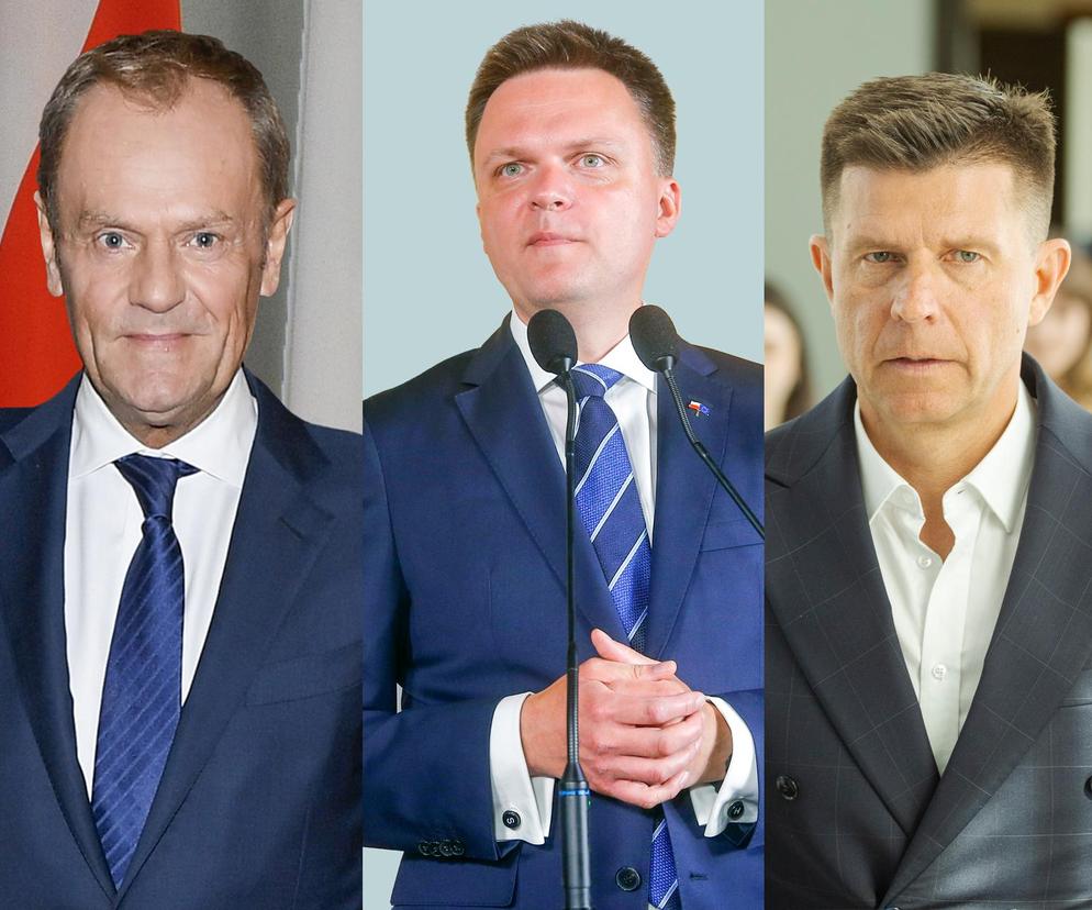 Donald Tusk, Szymon Hołownia, Ryszard Petru