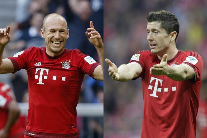 Arjen Robben i Robert Lewandowski