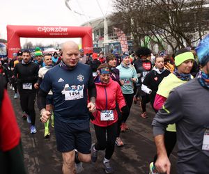 Bieg z Sercem WOŚP w Parku Śląskim. Po raz dziesiąty pobiegli w szczytnym celu