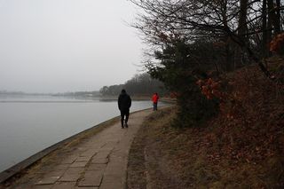 Zalew Zemborzycki pod koniec grudnia 2024