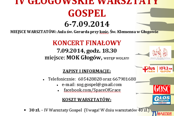 Warsztaty Gospel 2014