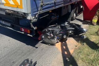 Czarny Alert Drogowy. W Czeladzi doszło do śmiertelnego wypadku. Nie żyje 18-letni motocyklista