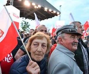 Karol Nawrocki na zorganizowanej przez telewizję Republika debacie przedwyborczej w Końskich