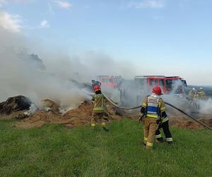 Pożar siana w Tymowej. Strażacy dwa razy wracali na miejsce zdarzenia