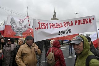Miał być wielki marsz, były pustki. Tak wyglądał protest przeciwko imigracji 
