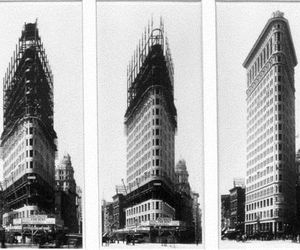 Budowa wieżowca Flatiron - Flatiron Building Construction, New York Times - Library of Congress, 1901-1902