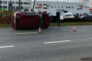 Kolizja na al. Rejtana