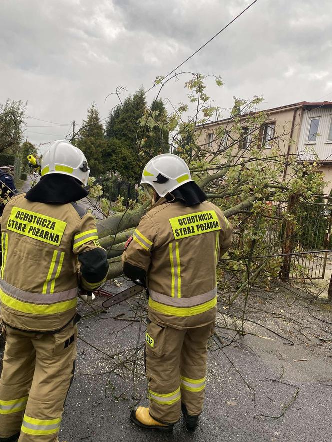 Gwałtowne burze przeszły nad Podkarpaciem 