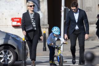 Niedzielny spacer Małgosi Kożuchowskiej z rodziną