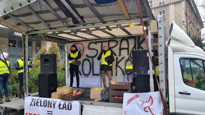 Protest rolników w Poznaniu