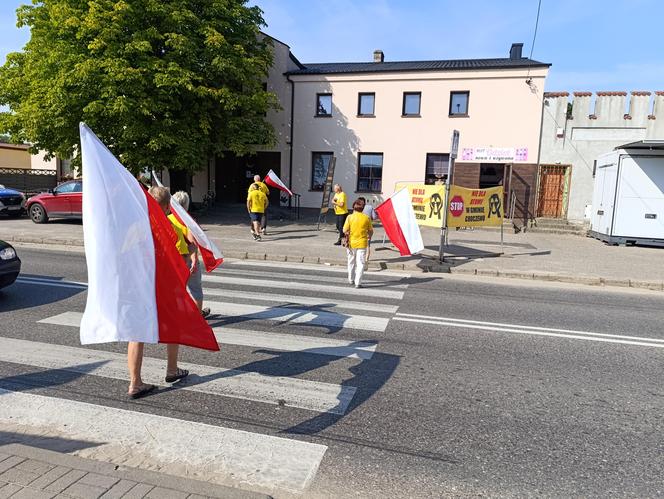 Protest Bałtyckie SOS w Gminie Choczewo 30 sierpnia 2024