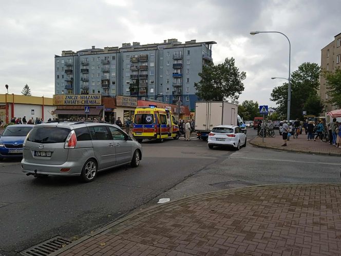 Potrącenie pieszego na pasach Rynkowa Siedlce