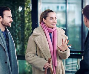 Przyjaciółki, odc. 298. Inga (Małgorzata Socha), Borys (Piotr Stramowski), Oskar Madeja (Jakub Wesołowski)