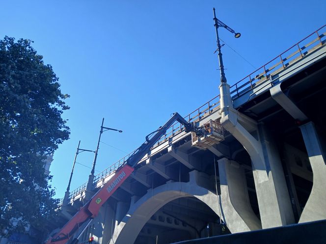 Remont mostu Poniatowskiego w Warszawie