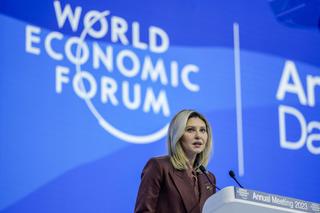 Ołena Zełenska w Davos ostrzega świat przed Rosją Może spróbować rozszerzyć wojnę na inne kraje