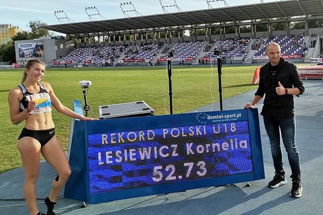 Kornelia Lesiewicz w ostatnich miesiąch biła rekordy Polski!