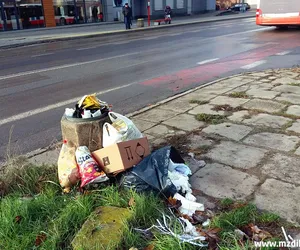 Zamiast do kontenera, śmieci trafiają do koszy przy ulicy!