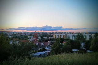 Widok ze skarpy na bydgoskich Wyżynach