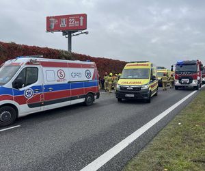 Wypadek busa na S7 pod Grójcem. 11 osób rannych, w akcji śmigłowiec LPR