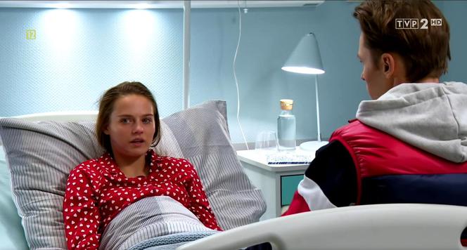 Barwy szczęścia, odc. 2020. Julita (Katarzyna Sawczuk), Józek (Patryk Pniewski)